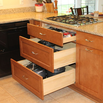Crystal Encore Cabinets- Transitional Praline