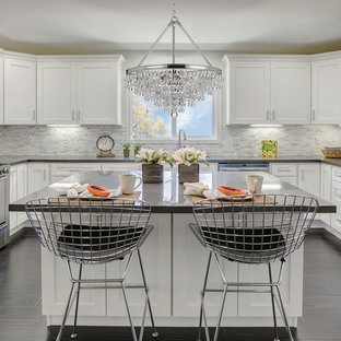 Kitchen designs - Example of a kitchen design in New York
