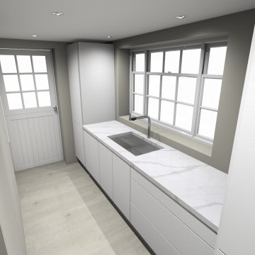 CS's Kitchen and laundry