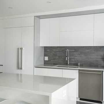 Cuisine moderne blanche