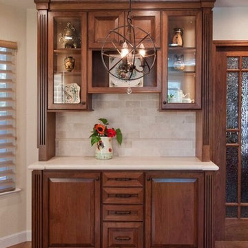 Curio Cabinetry in Kitchen