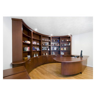 Curved cheap wall bookshelf