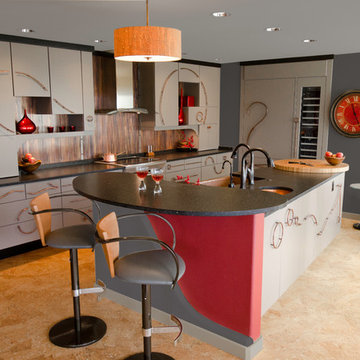 Curves, Copper and Compositions (kitchen)