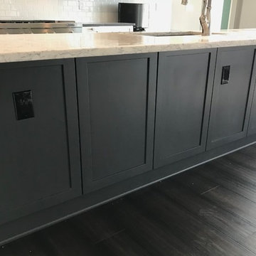 Custom Amish Cabinetry and Waypoint Cabinetry- Extra White and Peppercorn Grey