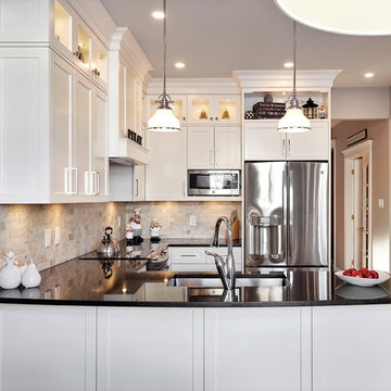 Custom built kitchen cabinetry & ornamentation