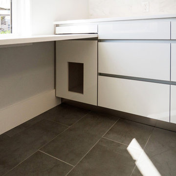 Custom Cabinet / Cat Litter Box in Award Winner Contemporary Penthouse