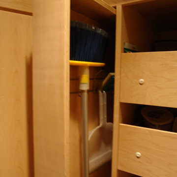 Custom Cabinet with Pullout Storage