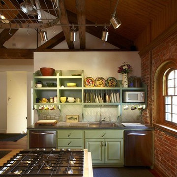 Custom Carriage House kitchen