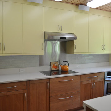 Custom color Kitchen Cabinets