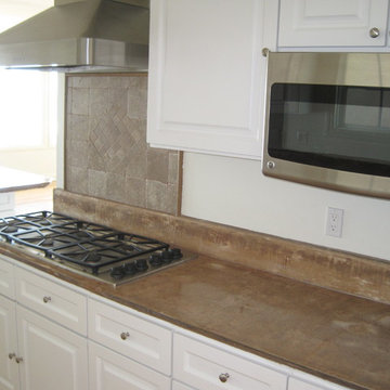 Custom Concrete Counter top Natural Look Hand Troweled