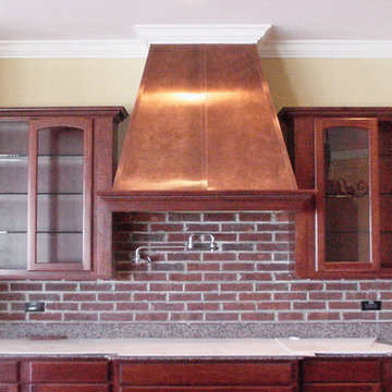 Custom Copper Range Hood