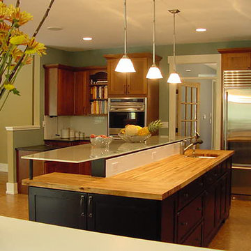 Custom home gourmet kitchen