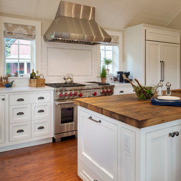 Custom kitchen and family room remodel, Sudbury, MA
