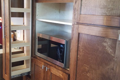Custom kitchen cabinetry and built-ins