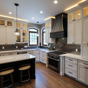 Custom kitchen cabinetry and countertops