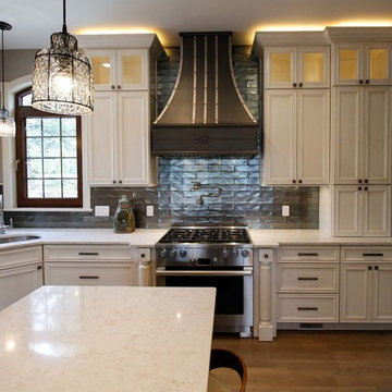Custom kitchen cabinetry and countertops