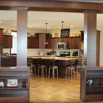 Custom Kitchen Cabinetry-Red Oak-Coffee Stain