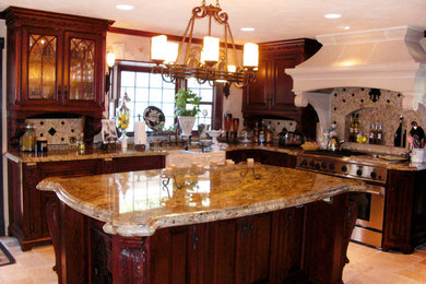 Custom Kitchen Cabinets made with Cherry Wood