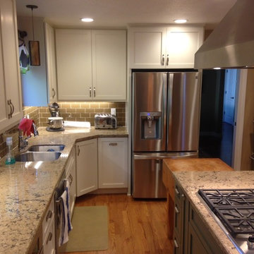 Custom Kitchen Mart Painted Cabinets