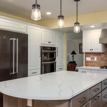 Custom Kitchen with Accent Island