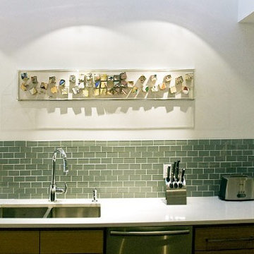Custom Kitchen with Tile Backsplash