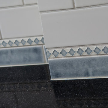 Custom Made Ceramic Tile Backsplash