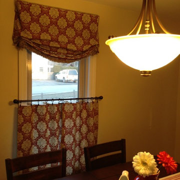 Custom made curtains for my Dining Room.