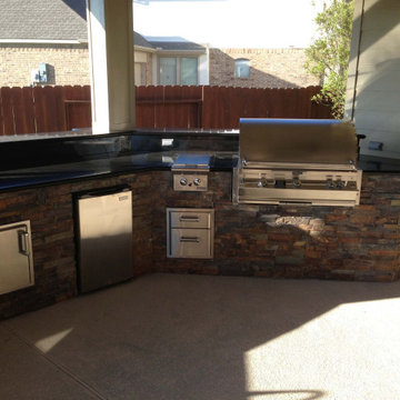 Custom Outdoor Kitchen with Firemagic Appliances