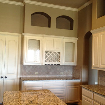 Custom Painting Ideas - Cabinets & Accent walls/niches
