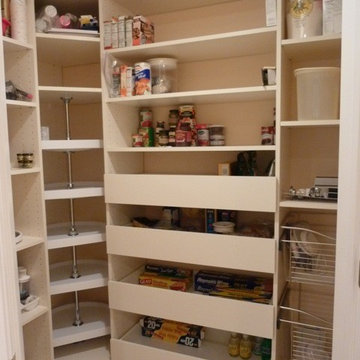 Custom Pantry, pull-outs, lazy susan