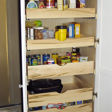 Custom Pull Out Pantry Cabinet