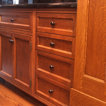 Custom Quarter Sawn White Oak Kitchen Cabinets