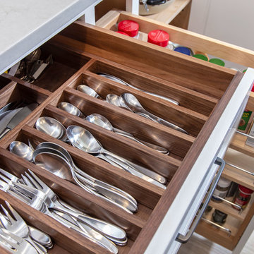 Custom silverware drawer