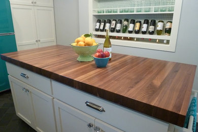 Custom Walnut wood countertop