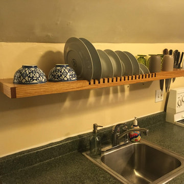 Custom Wood Dish Drying Rack