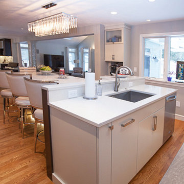 Customized Contemporary Kitchen - South Hanover, MA