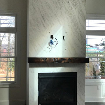 Danby White Marble and Sandalus Quartzite Installation in Little Falls NJ