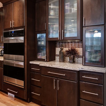 Dark Alder Contemporary Kitchen