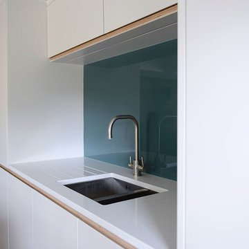 Dark Blue Modern Kitchen