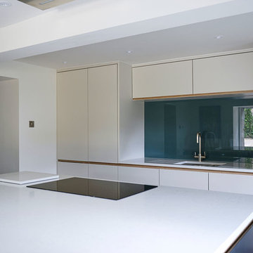 Dark Blue Modern Kitchen