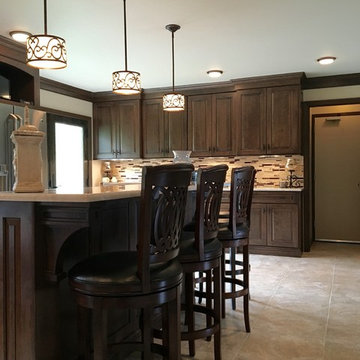 Dark Cherry Kitchen