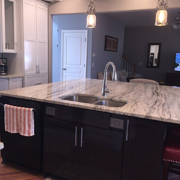 Dark Small Kitchen Transformed With Modern Design