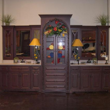 Dark Wood Cabinetry