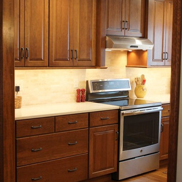 Davenport Iowa- Kitchen Remodel With Wall Removed and Large Island Installed.