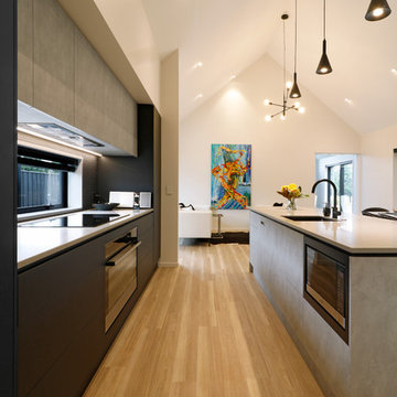 David Reid Homes - Bold Textured Kitchen & Scullery
