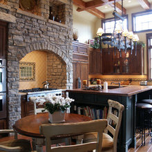 arched stone hood ideas