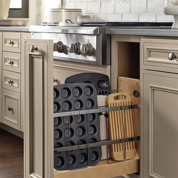 Decorá Cabinets: Base Tray Divider Pantry Pull-out Cabinet