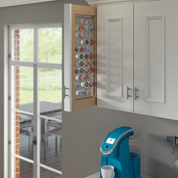 Decorá Cabinets: K-Cup Pull-out Storage Cabinet