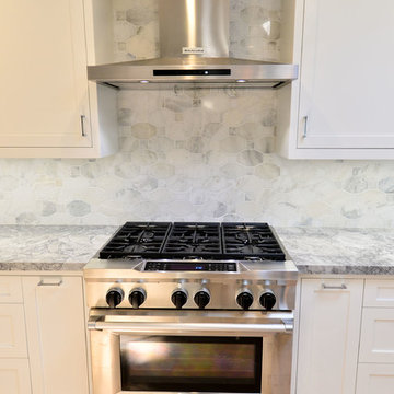 White Shaker Contemporary Kitchen