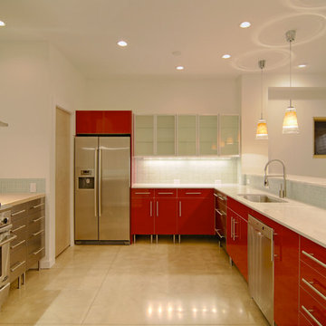 Denver Modern Custom Home Kitchen